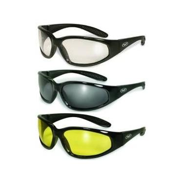 Imagem de Óculos de sol GV 3 amarelo fumado transparente com lentes coloridas óculos de segurança caça airsoft