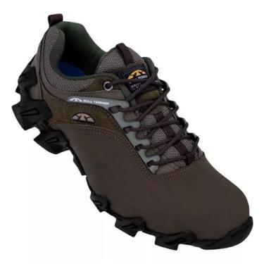 Imagem de Tênis Bull Terrier Havoc Low II Masculino Couro Original (Verde Musgo, BR, Adulto, Numérico, 44)