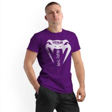 Imagem de Camiseta Muay Thai Venum Academia Treino Boxing 100% Algodão - Diverse