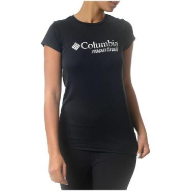 Imagem de Camiseta Columbia Neblina Montrail M/C Lady Preto