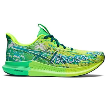 Imagem de ASICS Tênis de corrida masculino Noosa TRI 14, Segurança amarelo/branco, 11