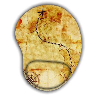 Imagem de Mouse pad com apoio - Mapas Antigos - JDM