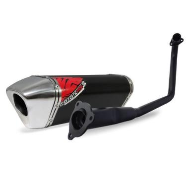 Imagem de Escape / Ponteira Coyote TRS Tri-Oval Alumínio - CG 125 Titan ES 2000 