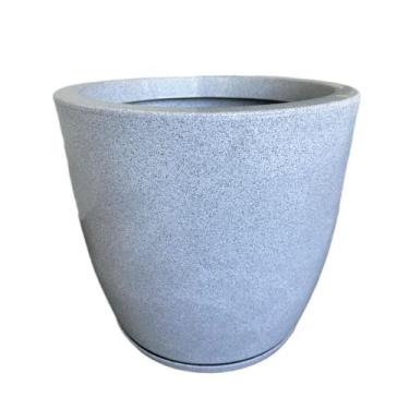 Imagem de Vaso Bojo Grande De Polietileno Liso Com Prato Decoração - PlastV, Cin