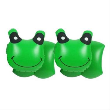 Imagem de  boia de braço infantil bichinhos sapo elefante inflavel piscina nataç