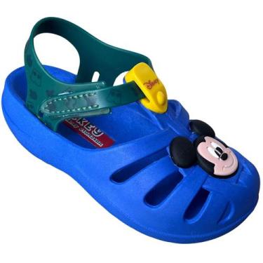 Imagem de Sandália Infantil Masculina Disney Baby Papete para Menino Mickey Babu