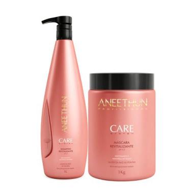 Imagem de Kit Aneethun Care System Shampoo 1L+Máscara 1L