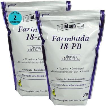 Imagem de Alcon Club Farinhada 18 PB 500g Super Premium Para Aves Ornamentais Ki