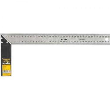 Imagem de Esquadro para carpinteiro 14" com cabo de alumínio - VONDER