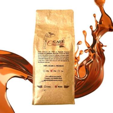 Imagem de Café Artesanal Premium 500 gramas Cascata 100 % Arábica Torra Média Em