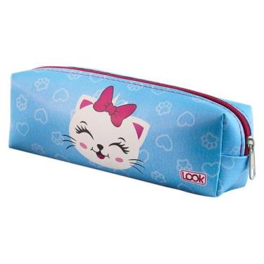 Imagem de Estojo Escolar Infantil Feminino Simples 1 Divisória Estampado - Look,