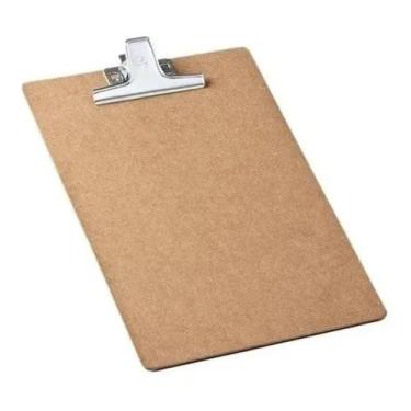 Imagem de Prancheta de Madeira A5 Pequena MDF Com Prendedor de Metal - ACRIMET