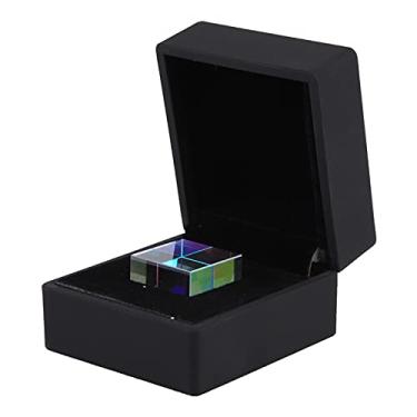 Imagem de Luz Brilhante Combina Prisma de Vidro óptico, Prisma de Cubo de 23 * 23 * 23mm para Fotografia Com Ensino e Pesquisa