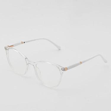 Imagem de Armação Óculos de Grau Feminina Acetato Redonda Kira- Óculos Sunrise, 