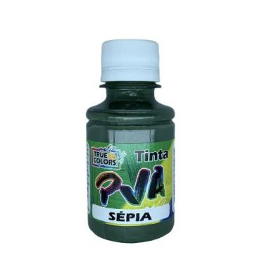 Imagem de Tinta Pva Fosco Cores Escuras 100ml True Colors, SéPIA