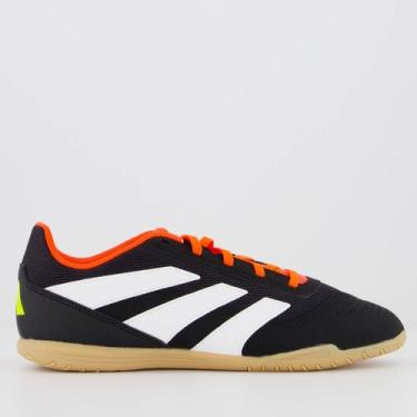 Imagem de Chuteira Adidas Predator Artilheira 24 IN Futsal Preta e Vermelha, 42