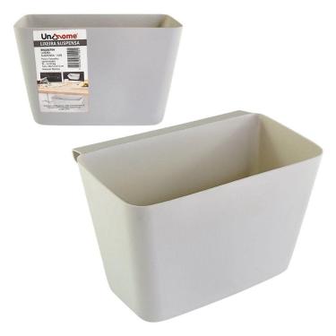 Imagem de Lixeira Suspensa Compacta Para Cozinha Cor Cinza