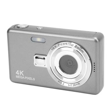 Imagem de Câmera Digital 4K, Câmera Anti-vibração de 50 MP, Câmera Compacta Pequena Selfie Com Zoom de 16X, Tela IPS de 2,4 Polegadas, Câmera Pequena Compacta para Meninos, Meninas, (32 GB)