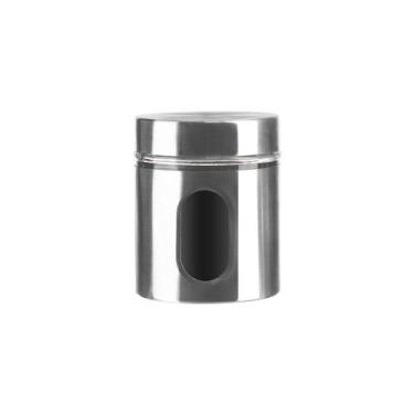 Imagem de Porta mantimento de vidro e inox com visor 600ml hauskraft