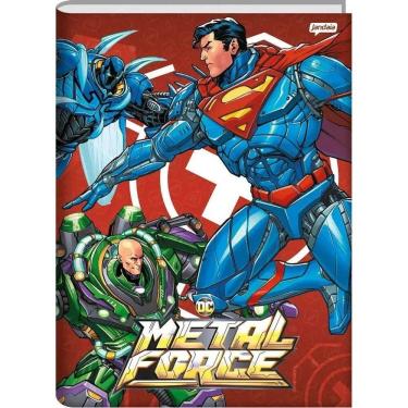 Imagem de Caderno 1/4 Brochura 80 Folhas Metal Force Capa 4 - Jandaia