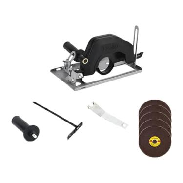 Imagem de Ioensy Suporte para esmerilhadeira angular, suporte para esmerilhadeira angular, multifuncional, base espessada para máquina de corte de metal, suporte para, com Lâmina de Serra de Metal