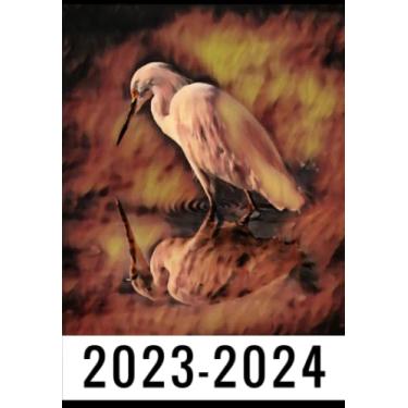 Imagem de 2-Year 2023-2024 Pocket Planner Egret: Monthly Calendar & Agenda Organizer, Monthly Appointment Book, Jan 2023 Dec 2024 Personal Time Management, ... your next 2 years, Gifts For Egret lovers.
