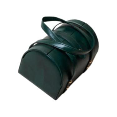 Imagem de simhoa Caixa de armazenamento de pulseira, suporte de joias, forro interno macio, organizador de pulseira para loja de varejo, Verde E Preto