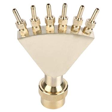 Imagem de Bicos Sprinklers Gotejadores Aspersor de Spray de água de Latão Aspersor de Bico de Fonte de 1,5 Polegadas Com Válvula de Ajuste Bocal de Pulverizador de Irrigação de Vários