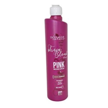 Imagem de Máscara Matizadora Troia Blond Magic 500ml - Troia Blond - Pink - TROI
