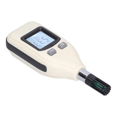 Imagem de Termômetro Digital de Alta Precisão, Higrômetro para Monitoramento de Temperatura e Umidade para Equipamentos Industriais, Plástico, 1 Pacote