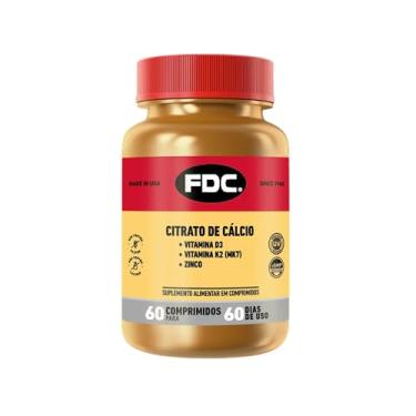 Imagem de FDC Citrato de Cálcio + D3+ K2+ Zinco 60 comprimidos, FDC VITAMINAS
