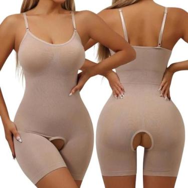 Imagem de Macaquinho Modelador Pós Cirúrgico Compressão Bermuda com abertura - M