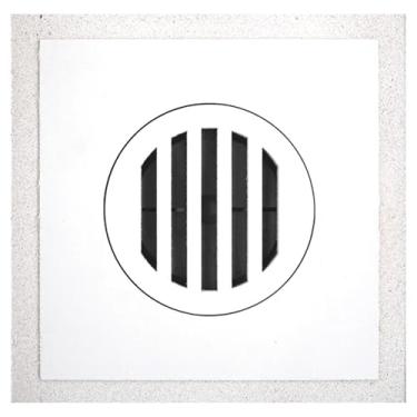 Imagem de Melhor 10 cm x 10 cm capa de ventilação magnética removível para parede e teto, grade de placa de cimento reforçada com fibra tripla, tampa de ventilação de metal pintável, ventilação de fornecimento