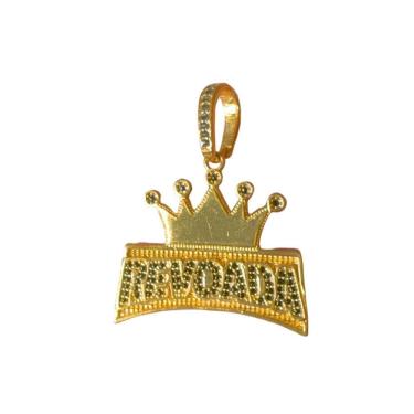 Imagem de Pingente Revoada Preto - Banhado A Ouro 18K