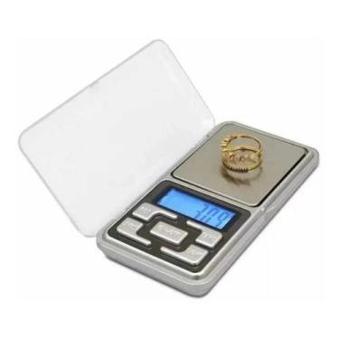 Imagem de Mini Balança Com Visor Digital Alta Precisão 0,1G Até 500G - Pocket Sc