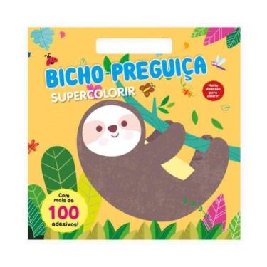 Imagem de Supercolorir - Bicho-Preguiça: Crie E Encante Com Mais De 100 Adesivos