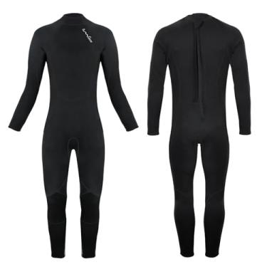 Imagem de OMGear Roupa de mergulho infantil de neoprene de 3 mm, roupa de banho térmica para meninos e meninas, jovens, roupa de molhada para água fria, roupa de mergulho de manga curta/longa para surf