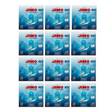 Imagem de JIMO Linha Completa para Lava-Louças - Lava Louças, Lava Máquinas, Abrilhantador, Pastilhas, Gel, Limpeza Profunda, Brilho Intenso e Proteção (12, 25 Pastilhas)