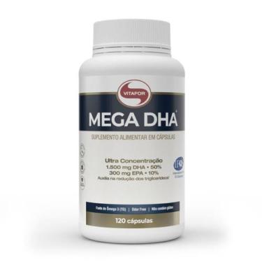 Imagem de  Mega DHA 1500mg  EPA 300mg Vitafor 120 Cápsulas