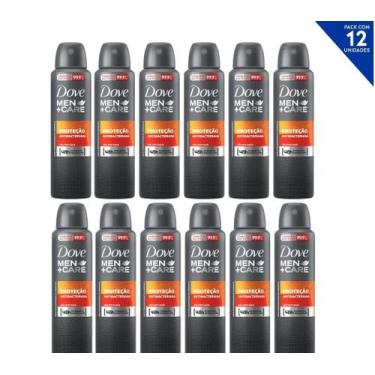Imagem de Kit com 12 Desodorantes Dove Men 150ml, Antibacteriano