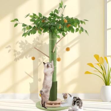 Imagem de Cat Scratching Post Sheripet de 114 cm de altura para gatos domésticos