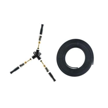 Imagem de Dynwave Conector hidráulico do soldador de óleo hidráulico kit de freio hidráulico Substituição peças sobressalentes 1 reboque 2 Splitter de mangueira de, Y Shaped