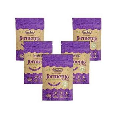 Imagem de KIT - 5 Fermento Em Pó Não Transgênico E Sem Glúten Ecobio 100g