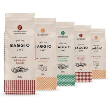 Imagem de Café Baggio Aromatizado, 5 Pacotes, 1.250g, 100% Arábica - Baggio Cafe