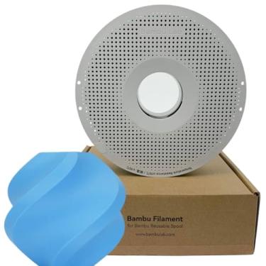 Imagem de Filamento 3d Bambu Lab ABS 1kg 1,75mm Com Carretel Reutilizável Cor Azul Claro