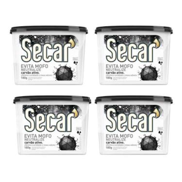 Imagem de 4 Antimofo Antiumidade Secar 180g Guarda Roupas Armários Balcão Pia Mu