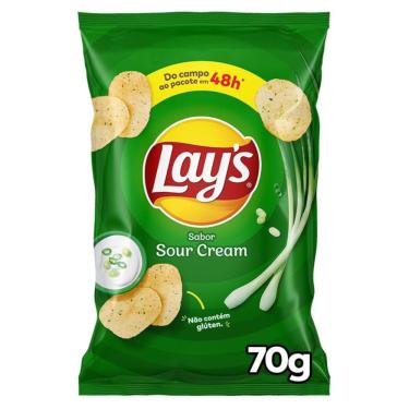 Imagem de Batata Frita Lays Lisa Sour Cream 70g