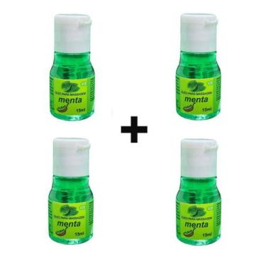 Imagem de Kit 4 Gel Íntimo Lubrificante Beijável Menta Ice Esfria - Chillies