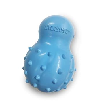 Imagem de Nylabone Brinquedo de mastigar com cone de tratamento forte para cães, brinquedo de guloseima preenchível de borracha natural, brinquedo para cães que dispensa guloseimas, sabor bacon, GG - 50+ lbs, 1