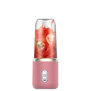 Imagem de Espremedor de frutas portátil recarregável com porta USB e bateria de longa duração,ROSA